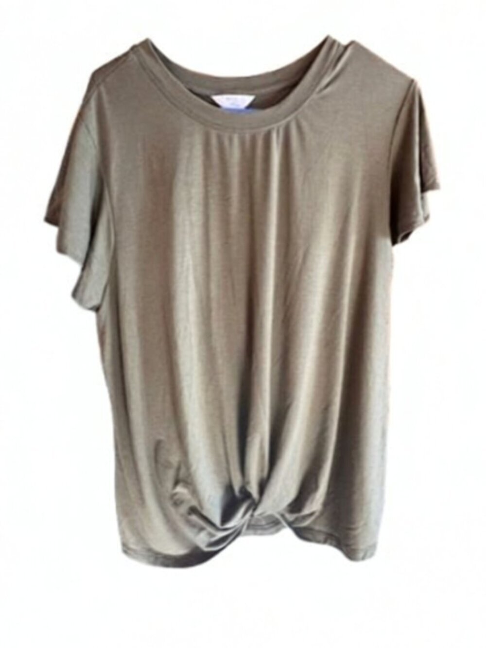Time & Tru Sage Green Women's Top XXL (E5) - Picture 4 of 6
